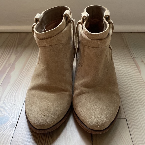 Joie Ajax Booties Tan Size EU 38 US 8 - Picture 5 of 7